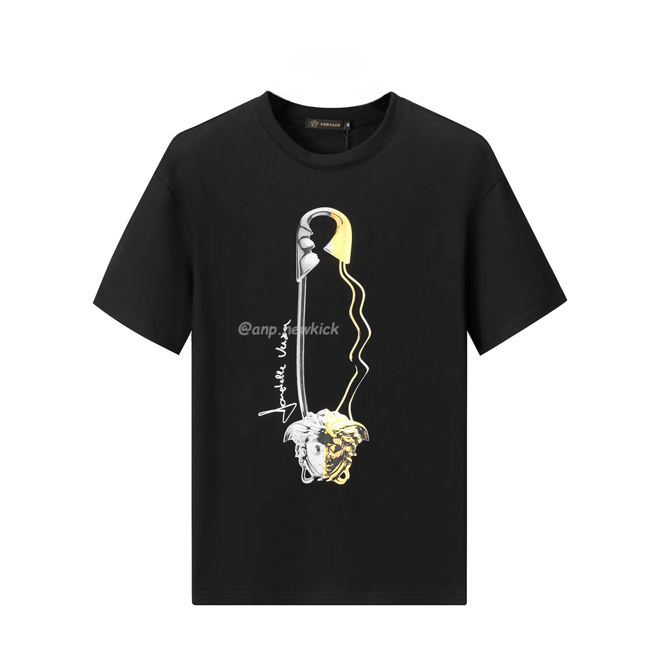 Versace Pattern Medusa Logo Printed Cotton T Shirt (13) - newkick.cc